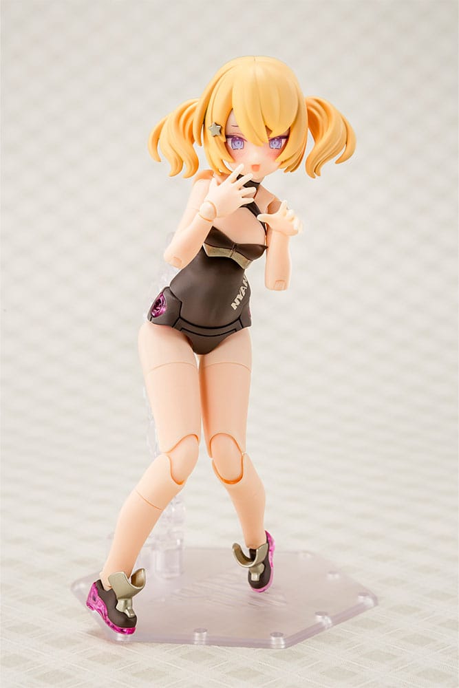 Megami Device Plastic Model Kit 1/1 Puni Mofu Kuro Mao 14 cm - Image 10