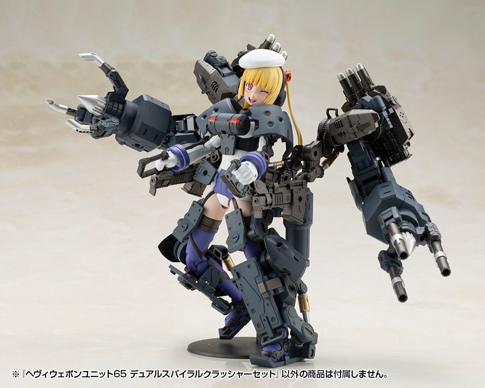 Kotobukiya M.S.G. Model Kit Accessory Set Heavy Weapon Unit 65 Dual Spiral Crusher Set - Image 14