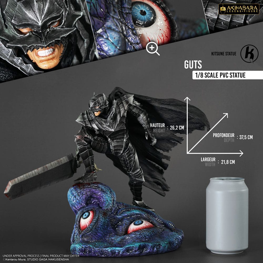 Berserk Akihabara Legend Figure PVC Statue 1/8 Guts (Berserker Armor) 26 cm - Image 12