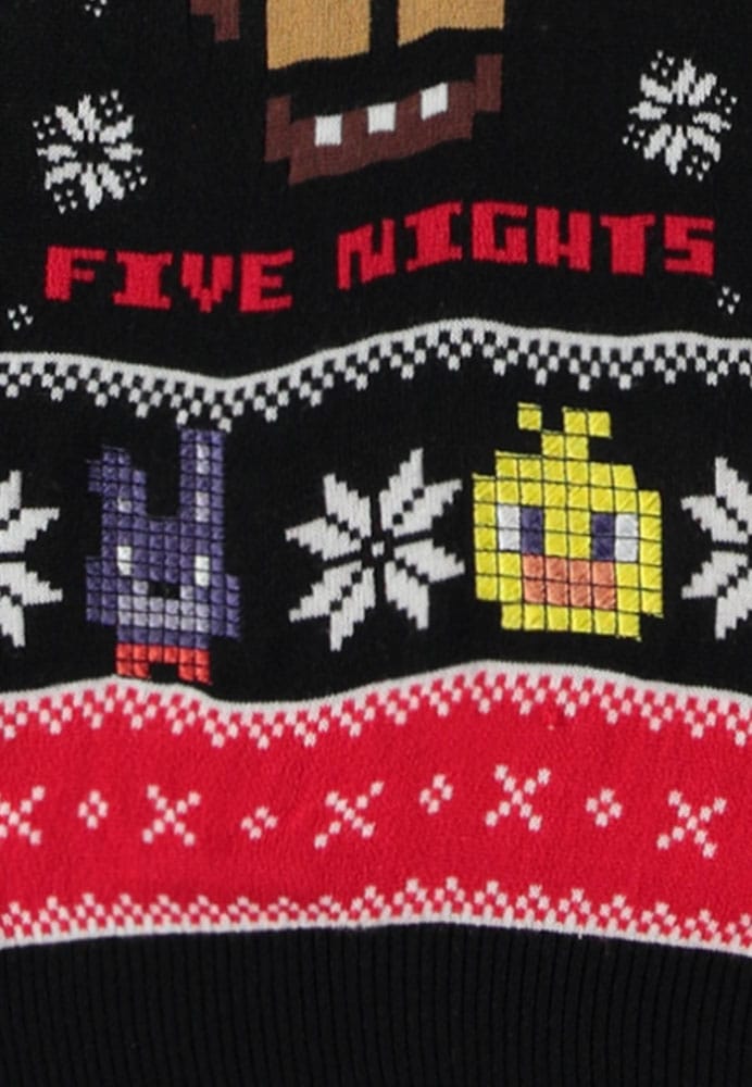 Five Nights at Freddy's Sweater Survived Five Nights (Christmas Jumper) Size M - Image 3