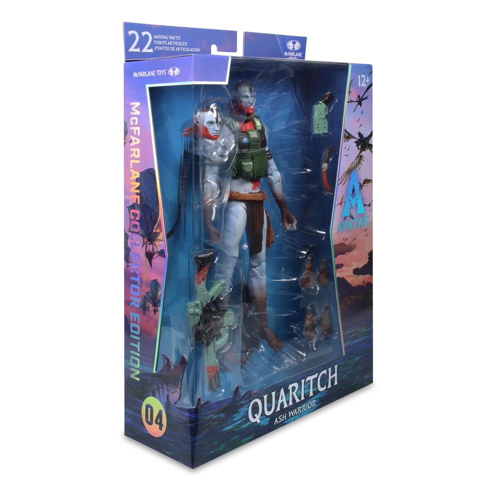 Avatar: Fire and Ash Action Figure Recom Quaritch (Ash Warrior) 18 cm - Image 9