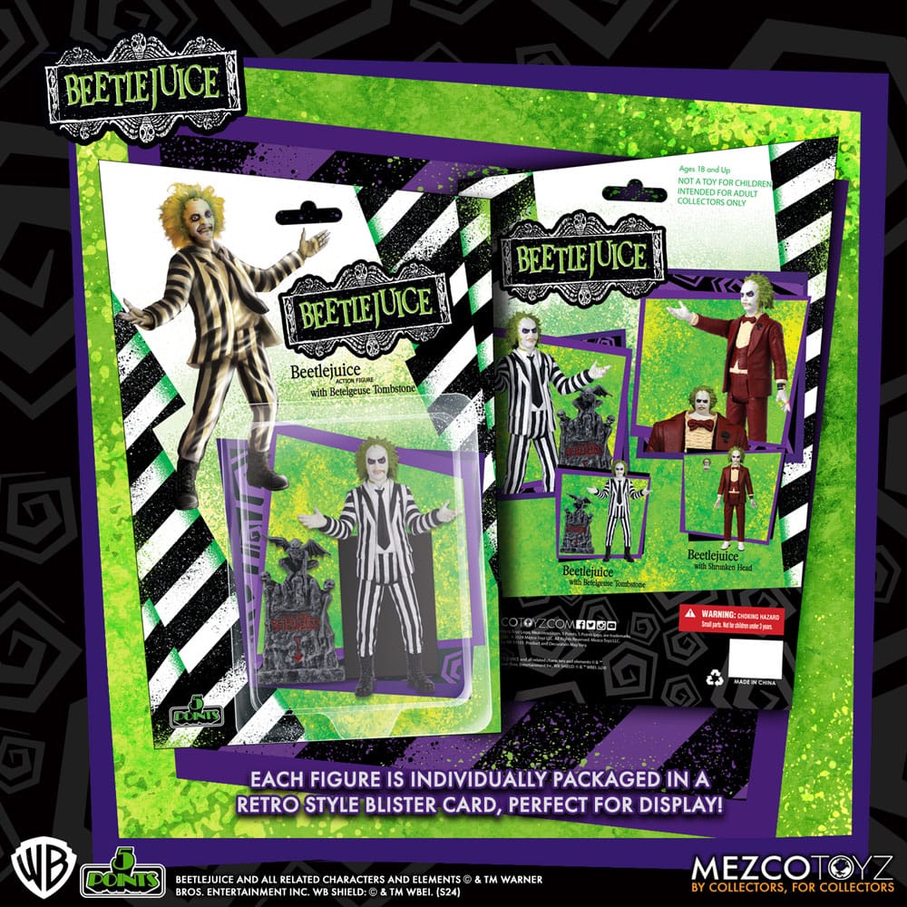 Beetlejuice 5 Points Action Figures 10 cm Assortment (14) - Image 8