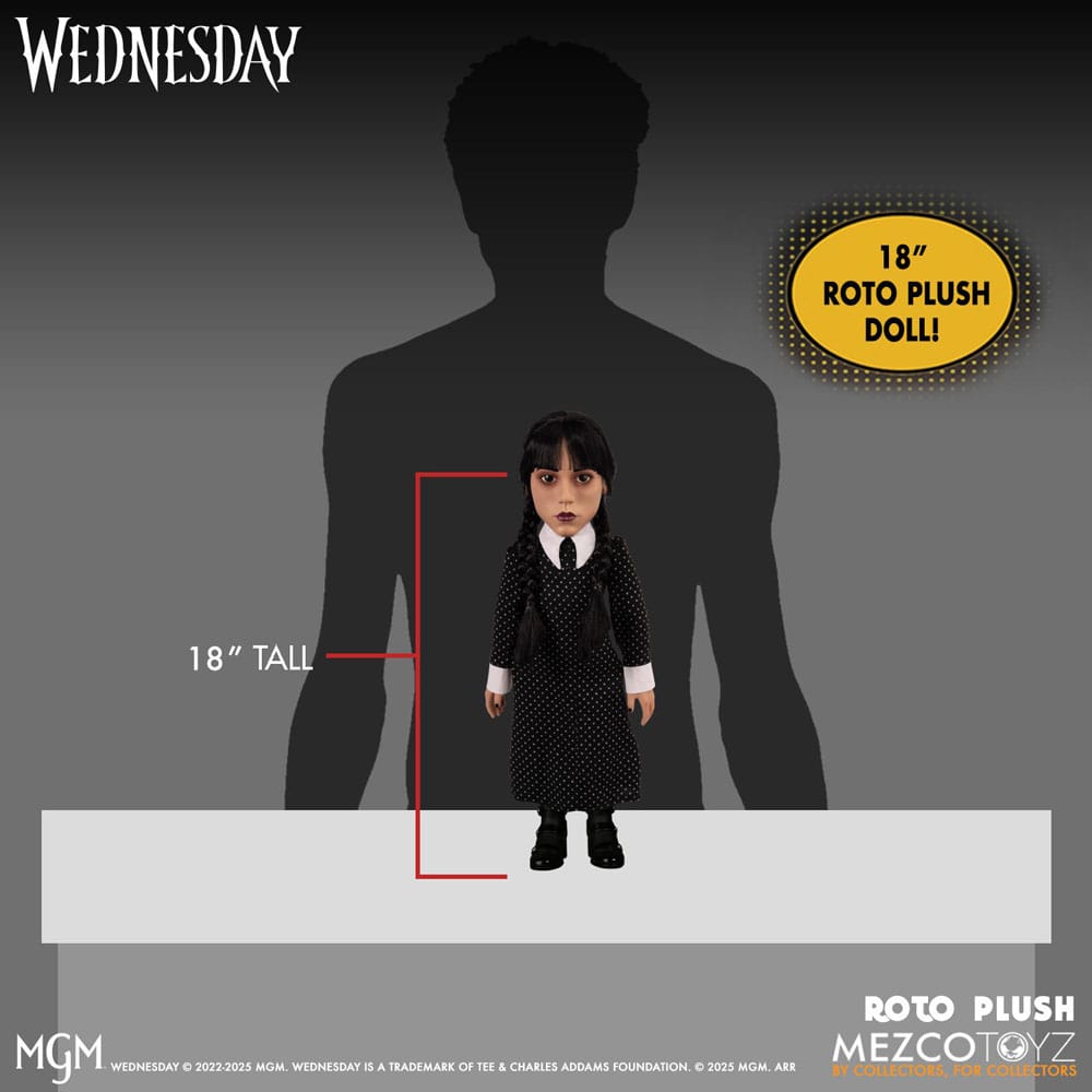 Wednesday MDS Roto Plush Doll Wednesday 46 cm - Image 6