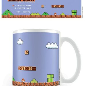 Super Mario Bros. Mug Retro Title