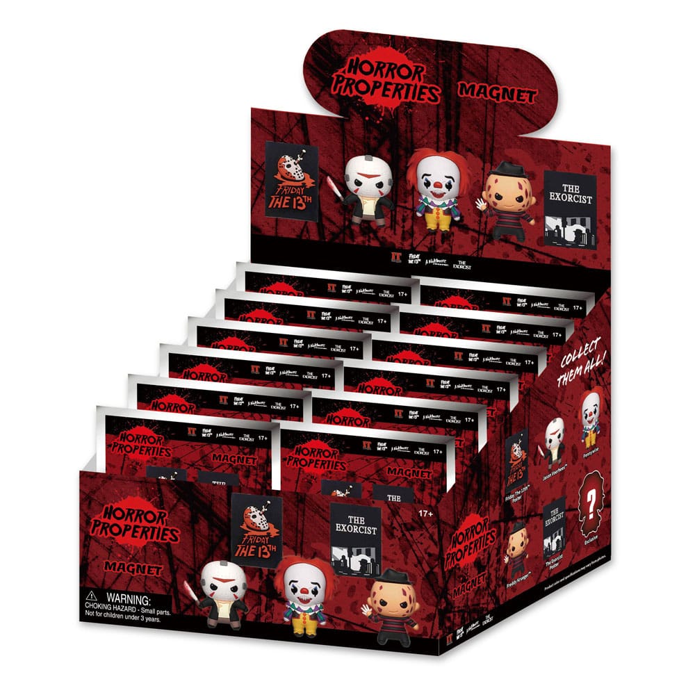 Warner Brothers 3D 3D Magnets Horror Series 1 Display (12) - Image 2