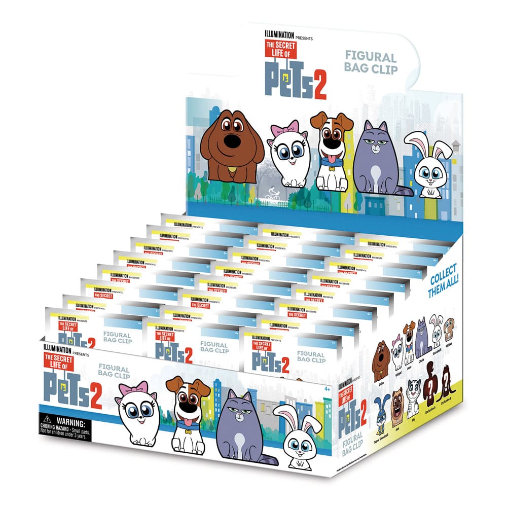The Secret Life of Pets 3D PVC Bag Clips Series 1 Display (24) - Image 3