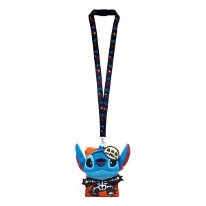Lilo & Stitch Lanyard Stitch Skeleton with Card Holder