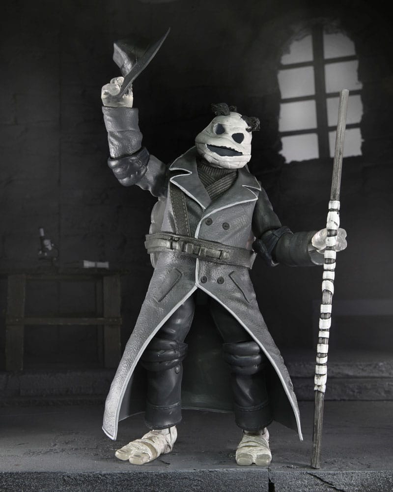 Universal Monsters x Teenage Mutant Ninja Turtles Action Figures 4-Pack Turtles Black & White 18 cm - Image 13