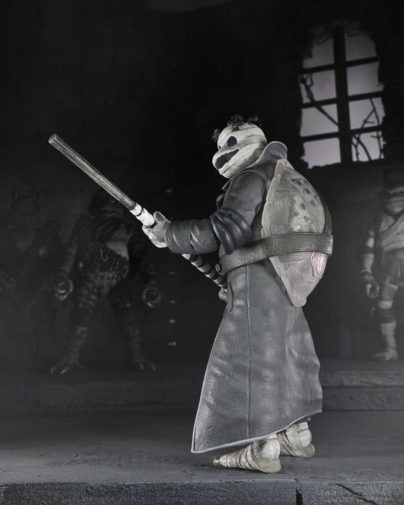 Universal Monsters x Teenage Mutant Ninja Turtles Action Figures 4-Pack Turtles Black & White 18 cm - Image 14