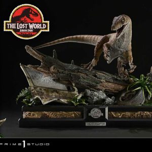 Jurassic Park II Legacy Museum Collection Statue 1/6 Velociraptor Bonus Version 41 cm
