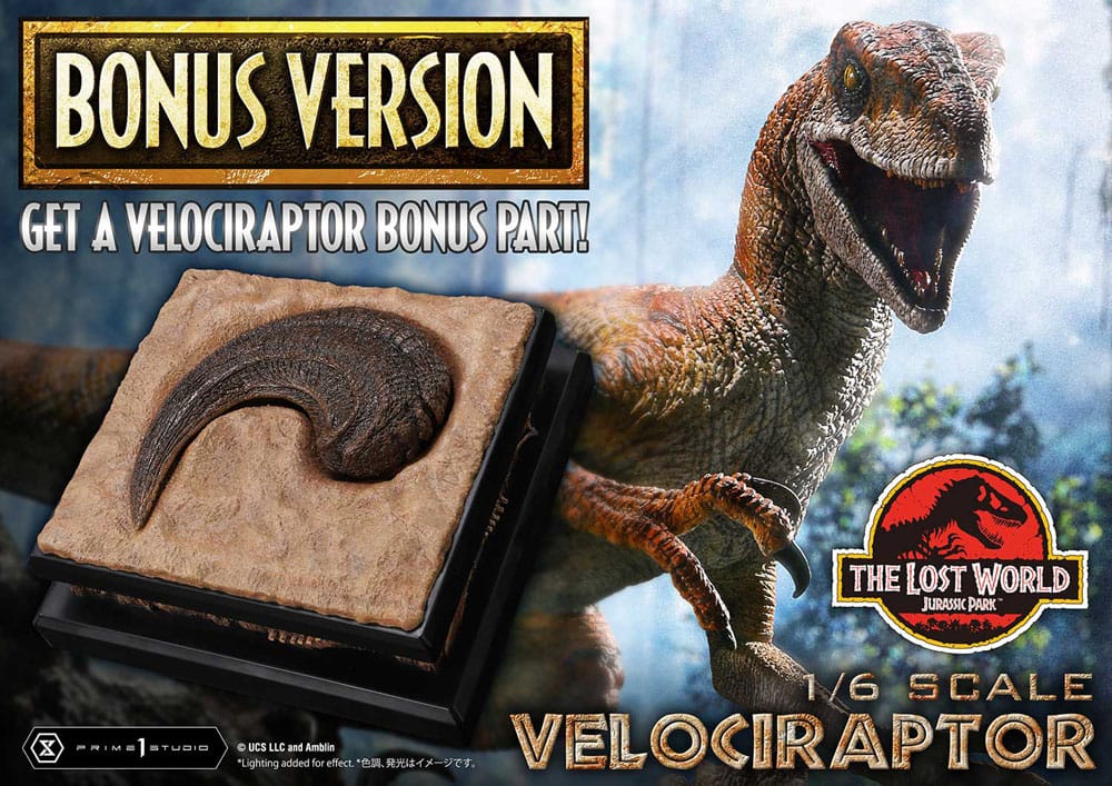 Jurassic Park II Legacy Museum Collection Statue 1/6 Velociraptor Bonus Version 41 cm - Image 3