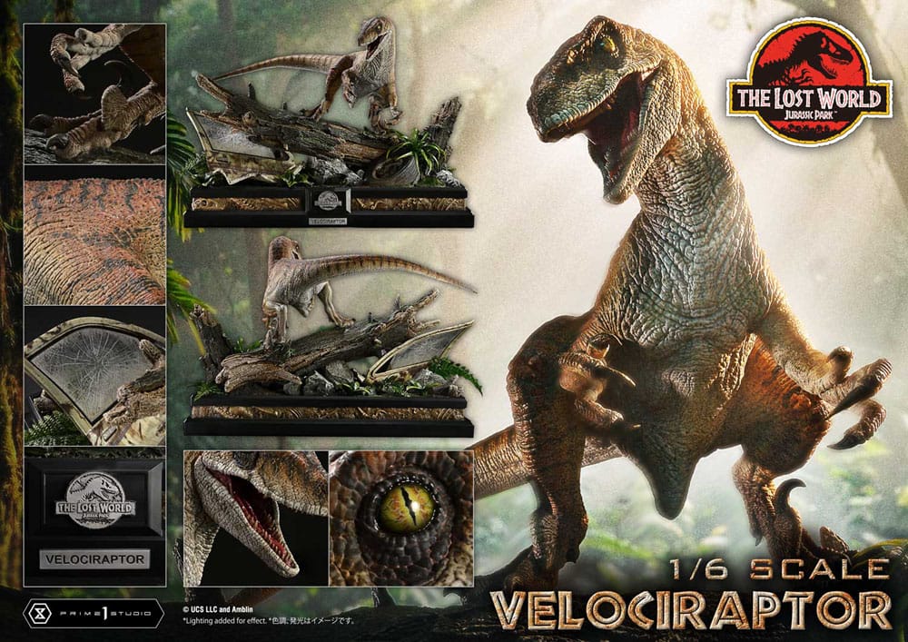 Jurassic Park II Legacy Museum Collection Statue 1/6 Velociraptor Bonus Version 41 cm - Image 8