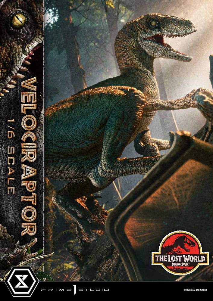 Jurassic Park II Legacy Museum Collection Statue 1/6 Velociraptor Bonus Version 41 cm - Image 22