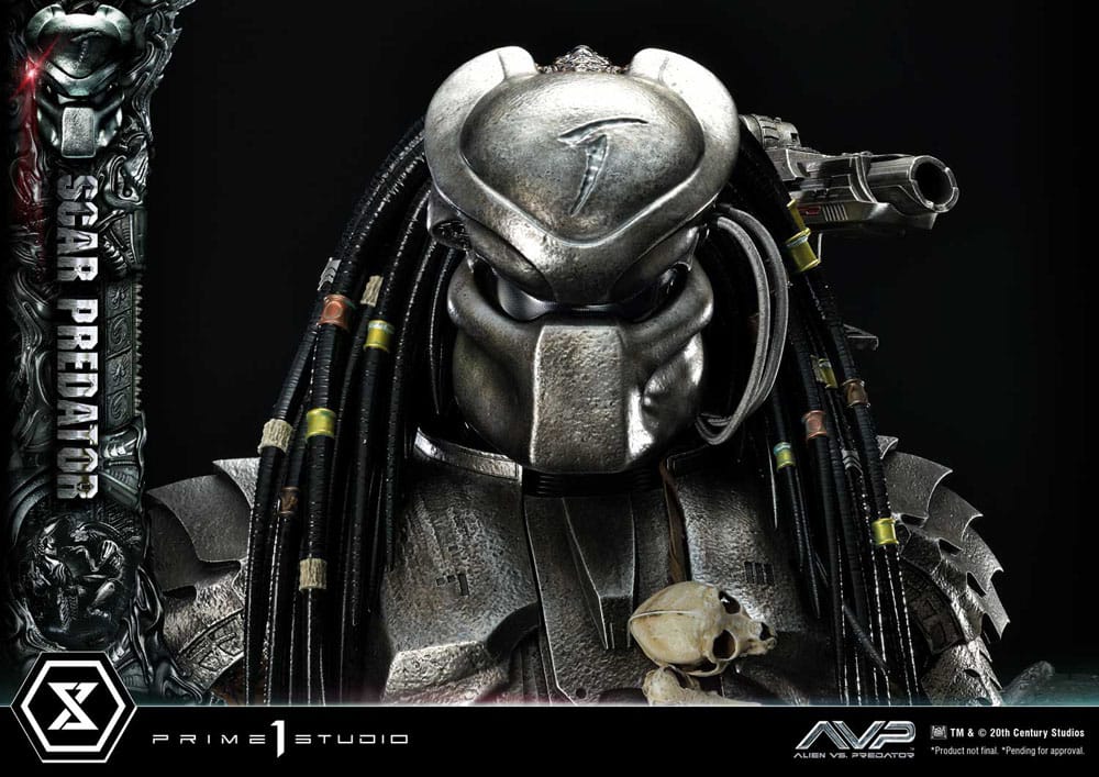 The Alien vs. Predator Museum Masterline Series Statue 1/3 Scar Predator Deluxe Bonus Version 93 cm - Image 9