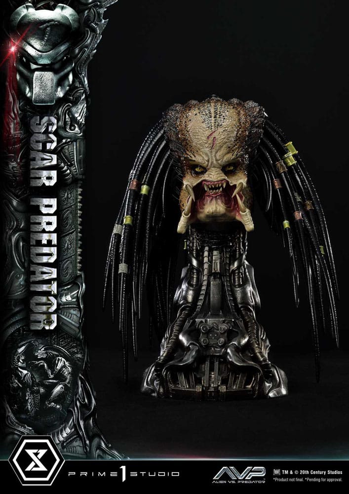 The Alien vs. Predator Museum Masterline Series Statue 1/3 Scar Predator Deluxe Bonus Version 93 cm - Image 12