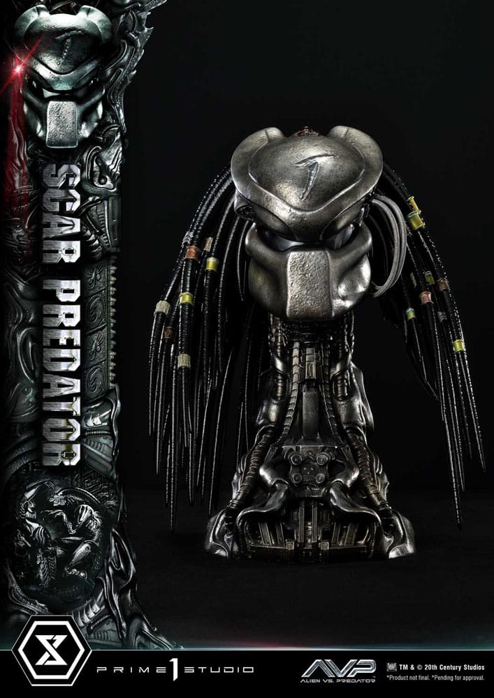 The Alien vs. Predator Museum Masterline Series Statue 1/3 Scar Predator Deluxe Bonus Version 93 cm - Image 13