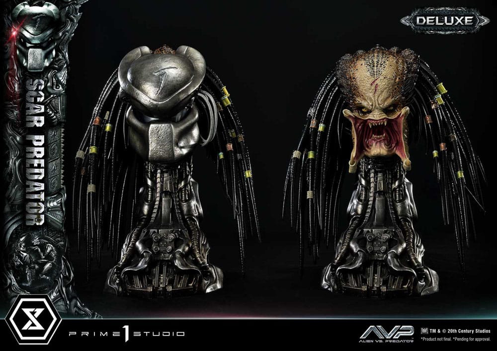 The Alien vs. Predator Museum Masterline Series Statue 1/3 Scar Predator Deluxe Bonus Version 93 cm - Image 23
