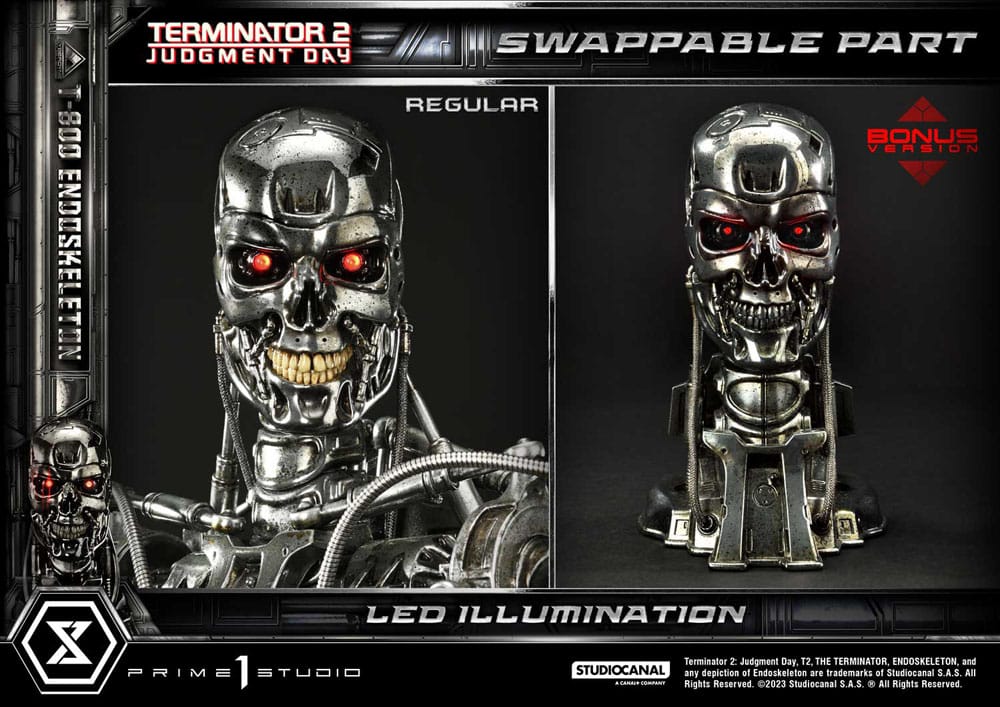 Terminator 2 Museum Masterline Series Statue 1/3 Judgment Day T800 Endoskeleton Deluxe Bonus Version 74 cm - Image 3