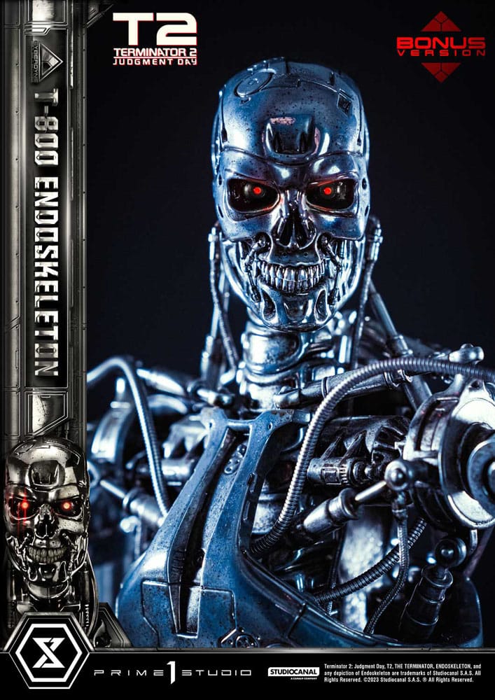 Terminator 2 Museum Masterline Series Statue 1/3 Judgment Day T800 Endoskeleton Deluxe Bonus Version 74 cm - Image 4