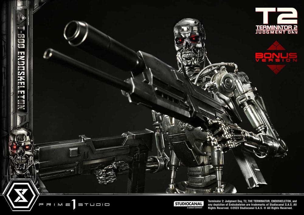 Terminator 2 Museum Masterline Series Statue 1/3 Judgment Day T800 Endoskeleton Deluxe Bonus Version 74 cm - Image 6