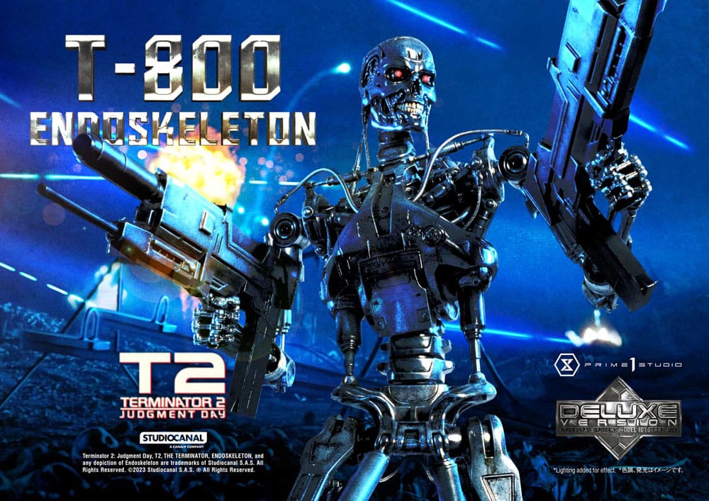 Terminator 2 Museum Masterline Series Statue 1/3 Judgment Day T800 Endoskeleton Deluxe Bonus Version 74 cm - Image 8