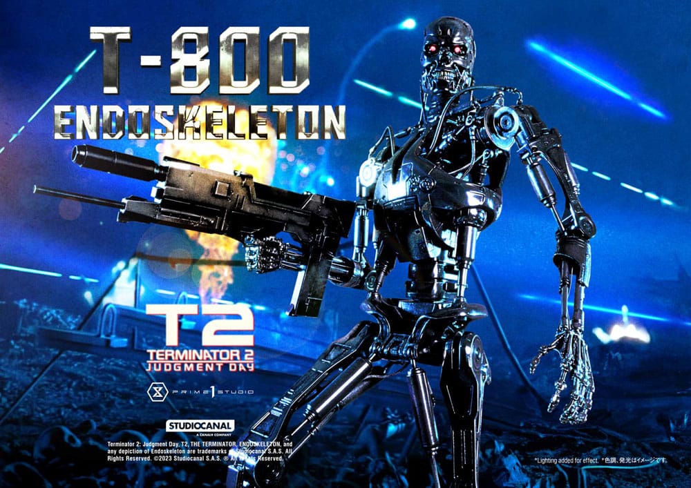 Terminator 2 Museum Masterline Series Statue 1/3 Judgment Day T800 Endoskeleton Deluxe Bonus Version 74 cm - Image 9