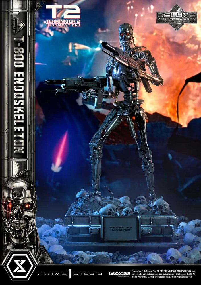 Terminator 2 Museum Masterline Series Statue 1/3 Judgment Day T800 Endoskeleton Deluxe Bonus Version 74 cm - Image 12
