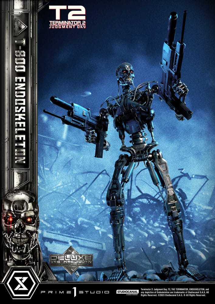 Terminator 2 Museum Masterline Series Statue 1/3 Judgment Day T800 Endoskeleton Deluxe Bonus Version 74 cm - Image 13