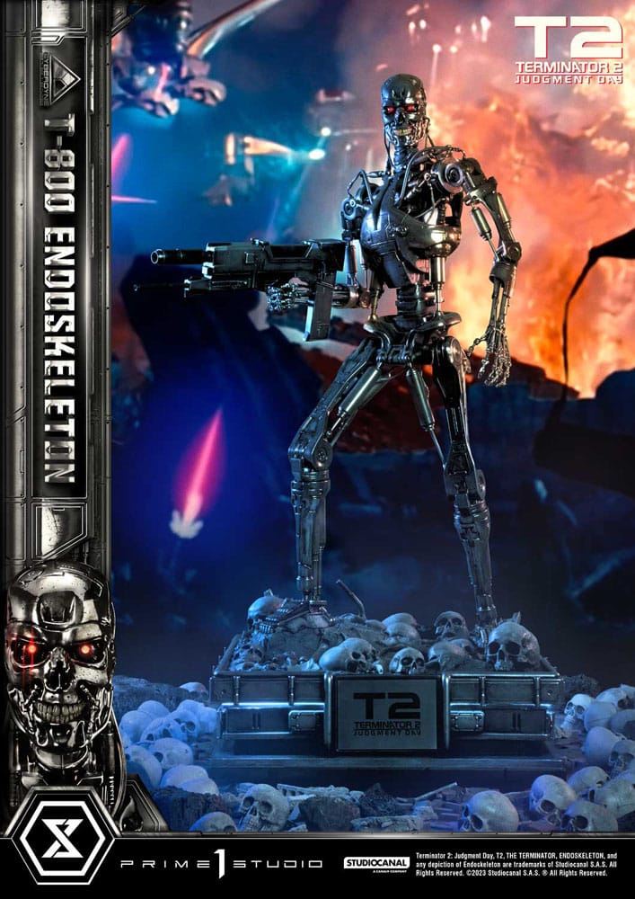 Terminator 2 Museum Masterline Series Statue 1/3 Judgment Day T800 Endoskeleton Deluxe Bonus Version 74 cm - Image 14