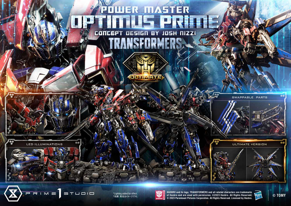 Transformers Museum Masterline Statue Powermaster Optimus Prime Concept by Josh Nizzi Ultimate Version 99 cm - Image 2
