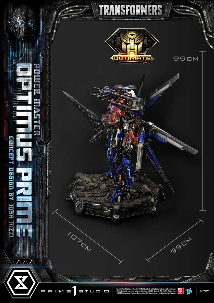 Transformers Museum Masterline Statue Powermaster Optimus Prime Concept by Josh Nizzi Ultimate Version 99 cm - Image 4
