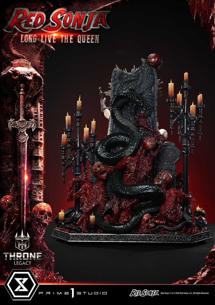Red Sonja Throne Legacy Collection Statue Statue 1/3 Red Sonja: Long Live the Queen Bonus Version 77 cm - Image 14