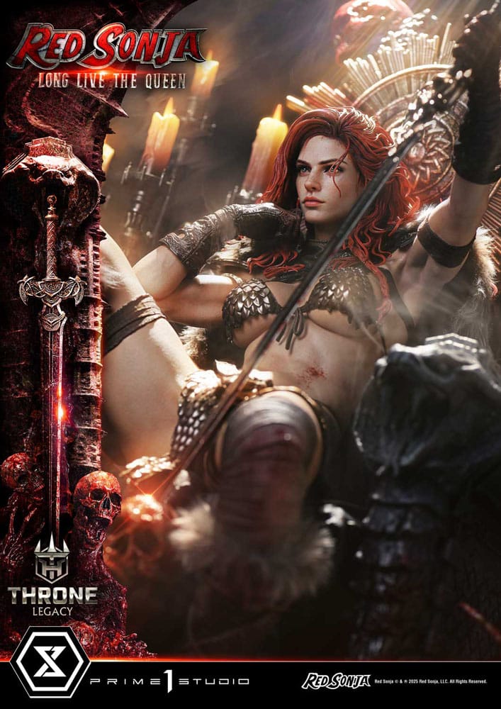 Red Sonja Throne Legacy Collection Statue Statue 1/3 Red Sonja: Long Live the Queen Bonus Version 77 cm - Image 17