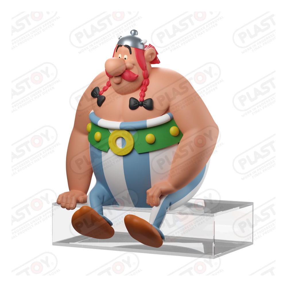 Asterix figure Obelix sitting 13,5 cm