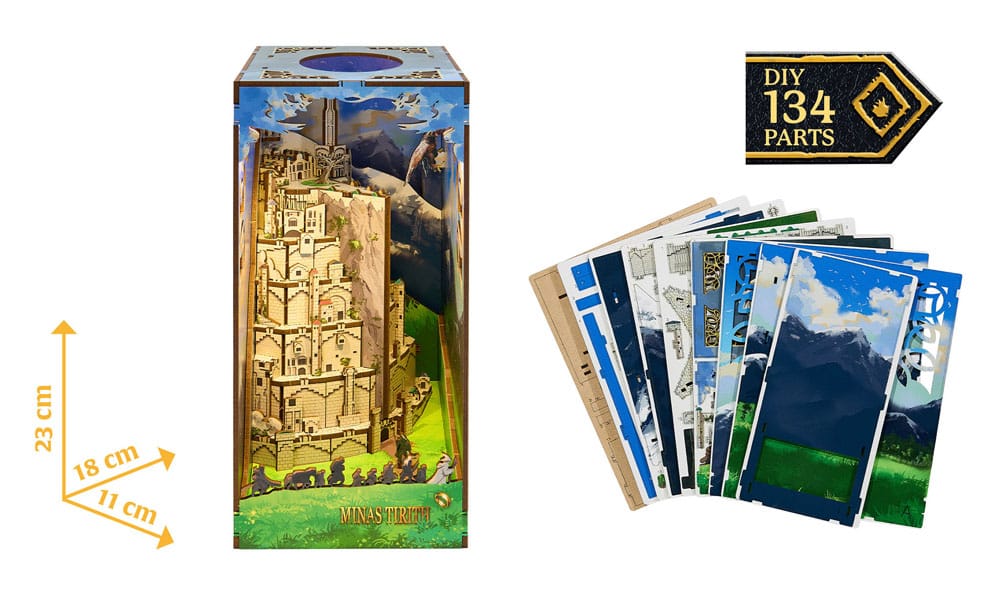 The Lord of the Rings Tiny Adventures Book Nook Mini Diorama Minas Tirith 23 cm - Image 3