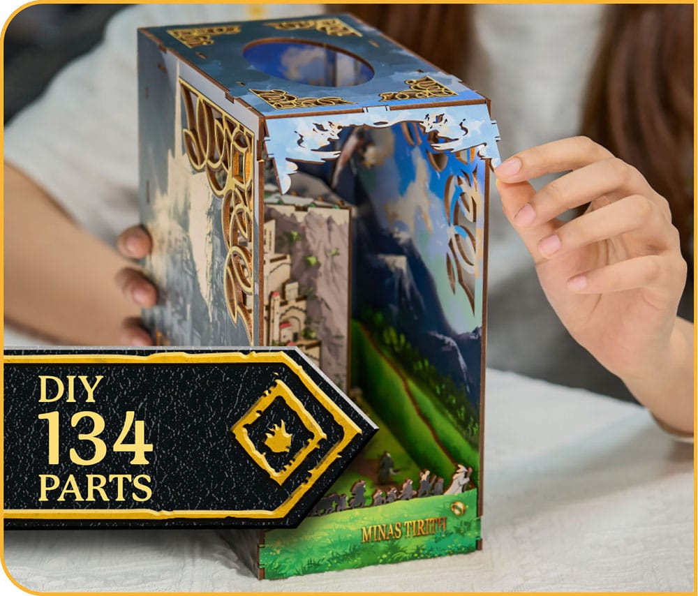 The Lord of the Rings Tiny Adventures Book Nook Mini Diorama Minas Tirith 23 cm - Image 5