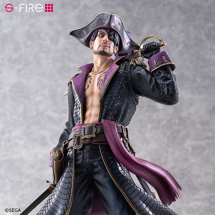 Like a Dragon: Pirate Yakuza in Hawaii S-Fire PVC Statue 1/7 Captain Majima (Goro Majima) 26 cm - Image 7