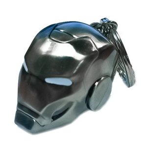 Marvel Comics Metal Keychain Iron Man Helmet Mark II