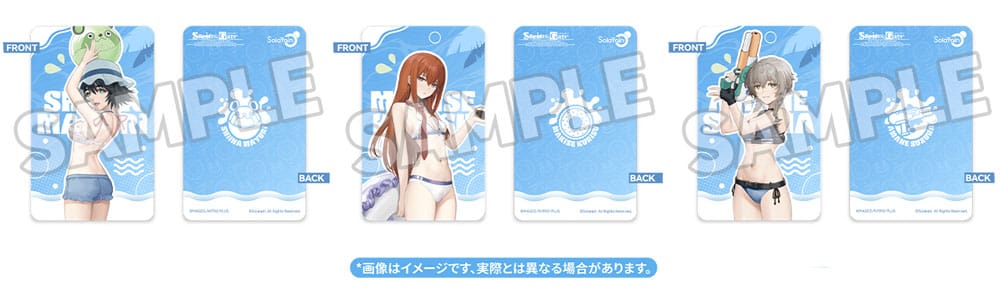 Steins Gate PVC Statues 3-Pack 1/7 Suzuha Amane, Kurisu Makise, Mayuri Shiina Swimsuit Ver. - Image 2