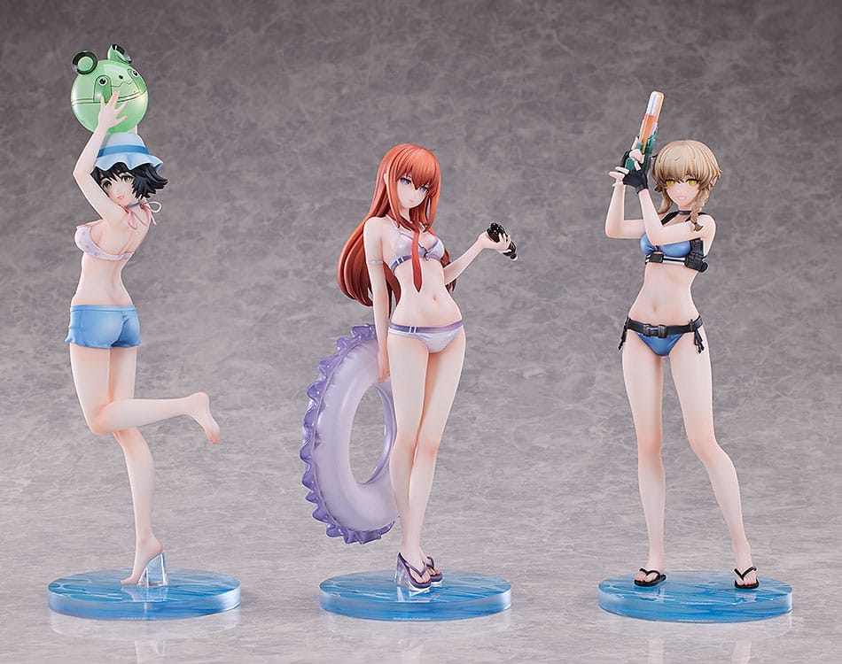 Steins Gate PVC Statues 3-Pack 1/7 Suzuha Amane, Kurisu Makise, Mayuri Shiina Swimsuit Ver. - Image 5