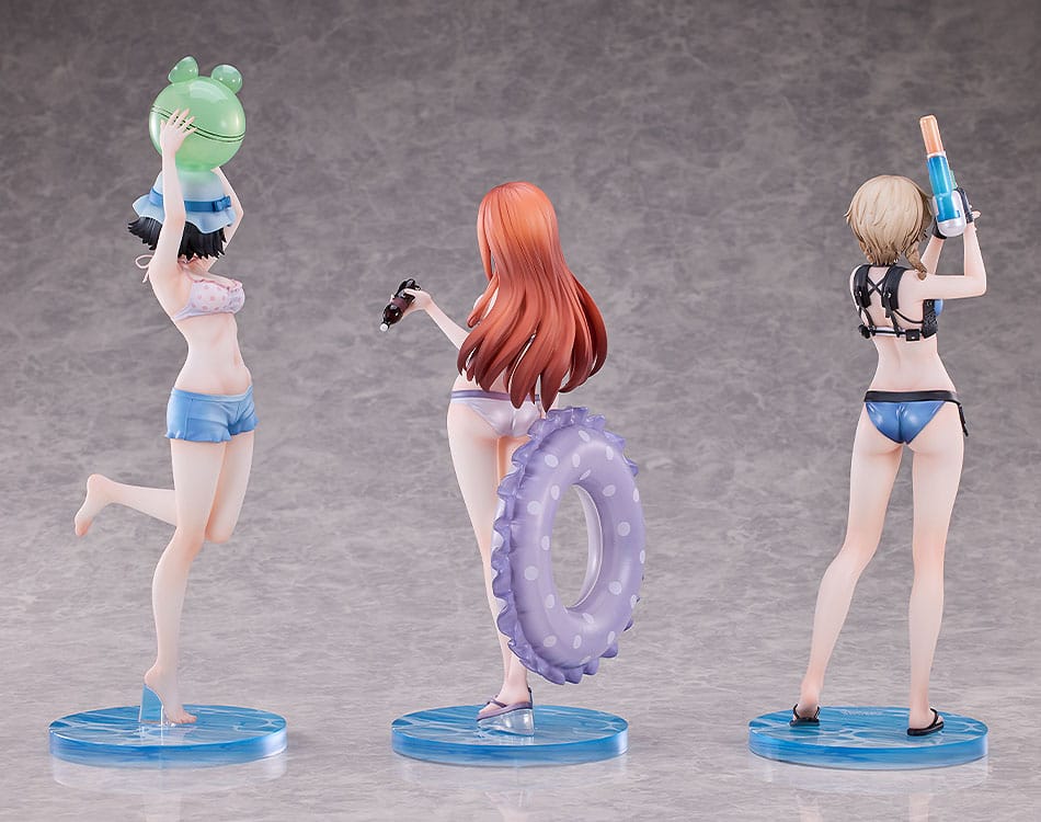 Steins Gate PVC Statues 3-Pack 1/7 Suzuha Amane, Kurisu Makise, Mayuri Shiina Swimsuit Ver. - Image 6