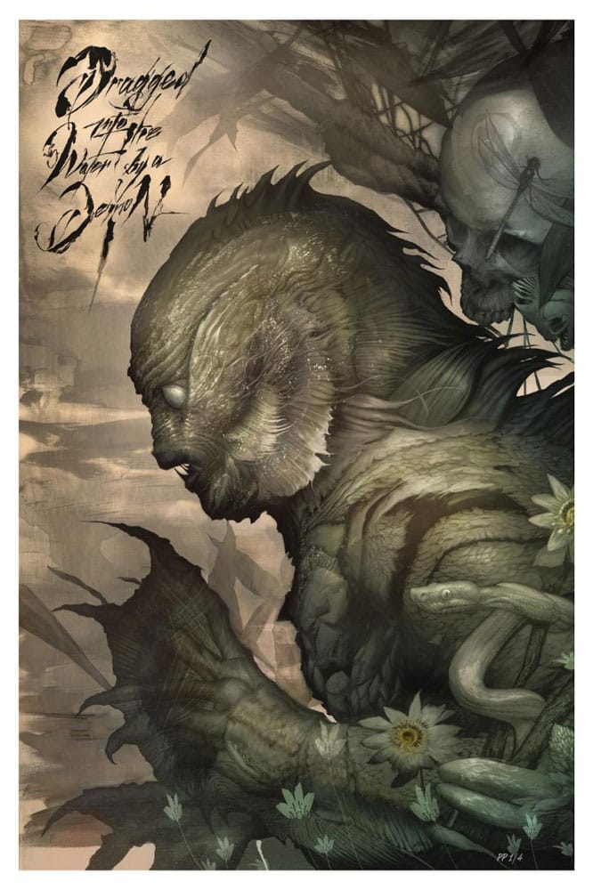 The Creature from the Black Lagoon Art Print Creature from the Black Lagoon by Dan Quintana 61 x 41 cm - unframed