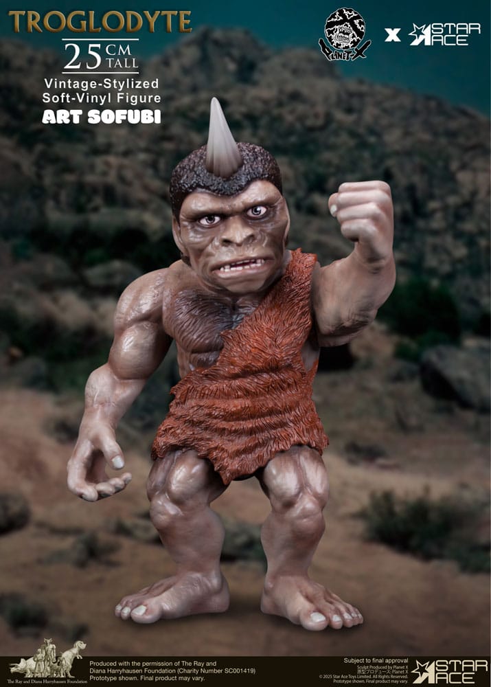 Ray Harryhausen Soft Vinyl Statue Troglodyte (Vintage-Style) 25 cm - Image 7