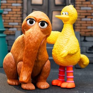 Sesame Street ReAction Action Figures 2-Pack Big Bird and Mr. Snuffleupagus 10 cm