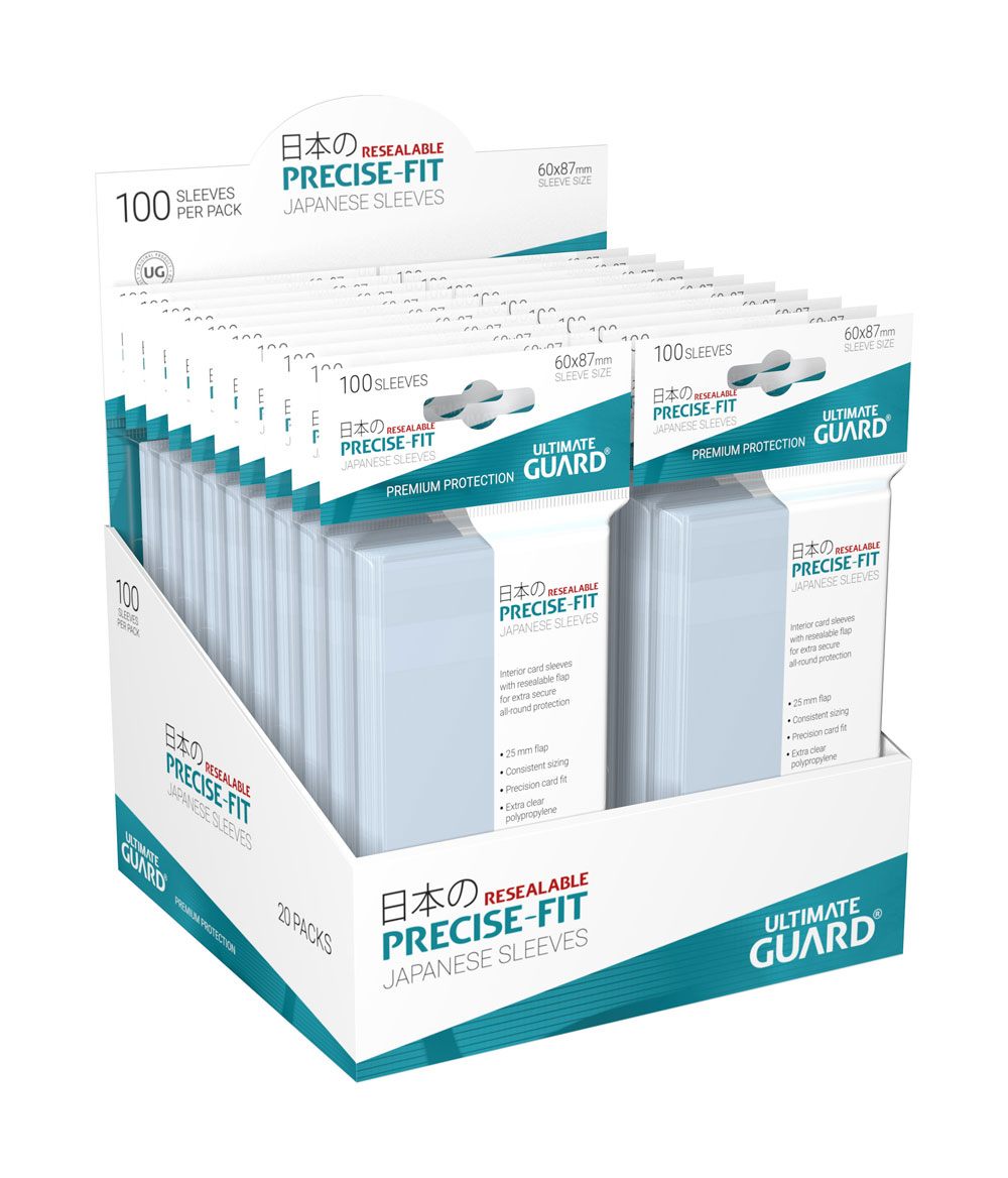 Ultimate Guard Precise-Fit Sleeves Japanese Size (100) - Resealable - Image 4