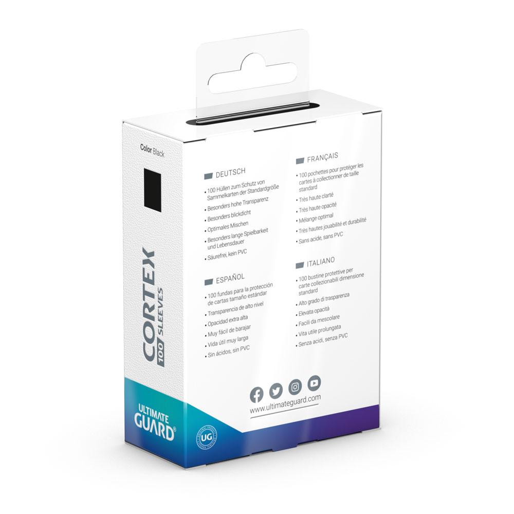 Ultimate Guard Cortex Sleeves Standard Size (100) - Black - Image 4