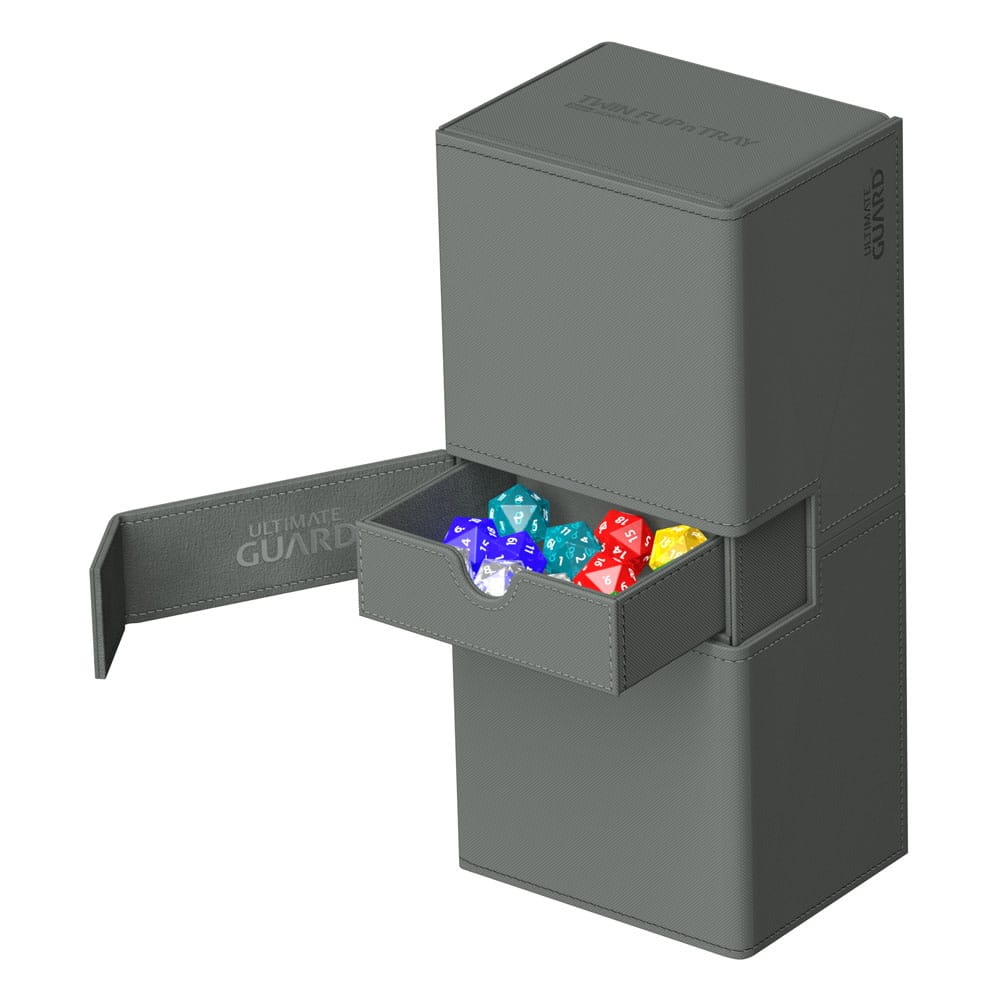 Ultimate Guard Twin Flip'n'Tray 266+ Xenoskin - Grey - Image 4