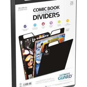 Ultimate Guard Comic Book Dividers (25) - Black