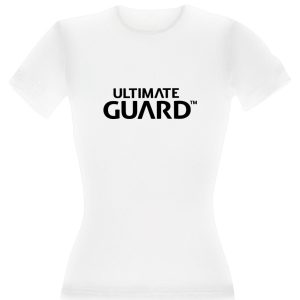 Ultimate Guard Ladies T-Shirt Wordmark White Size S