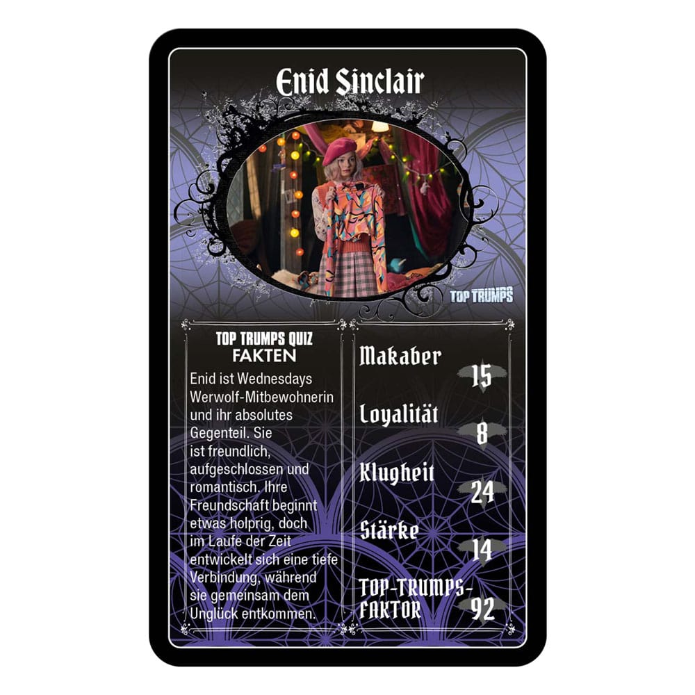 Wednesday Card Game Top Trumps *German Version* - Image 3